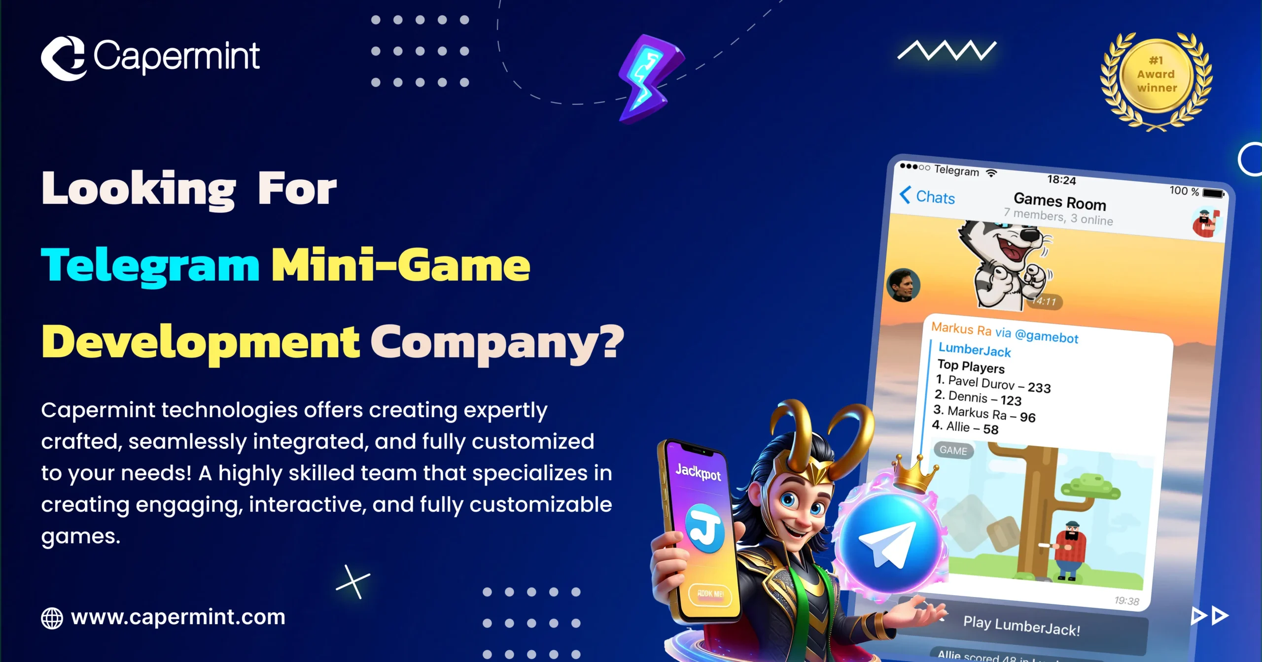 Telegram Mini game development company
