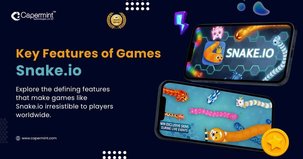 Explore the defining features of Snake.io