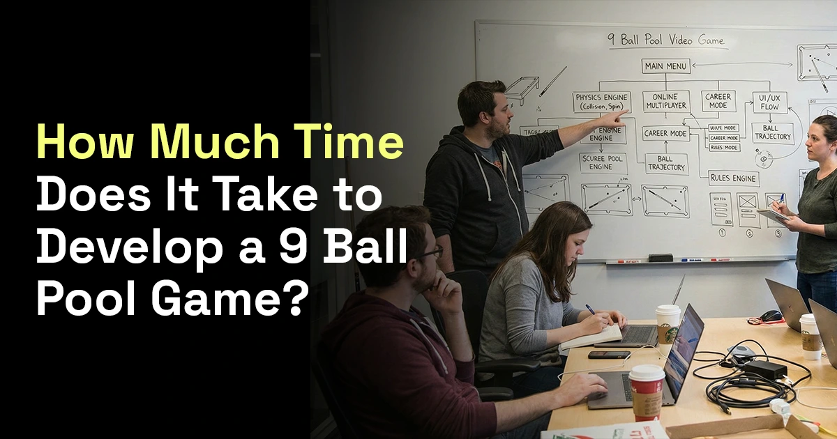 how much time does it take to develop 9 ball pool game