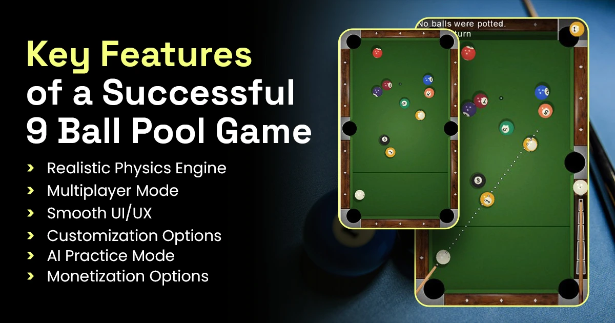 Key features of 9 ball pool game 