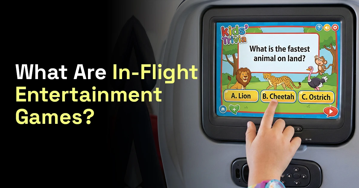 what are in-flight games?